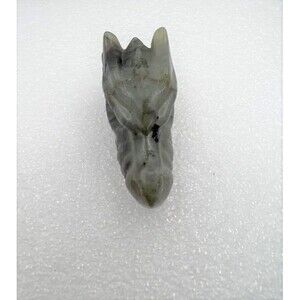 Labradorite Dragon Head Carving